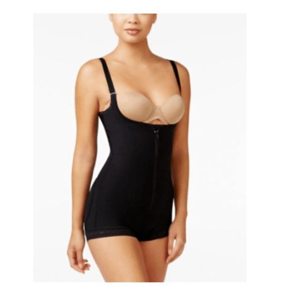 Leonisa Women's Firm Tummy-Control WYOB Power Slim Faja Bodysuit Shaper 018478 s